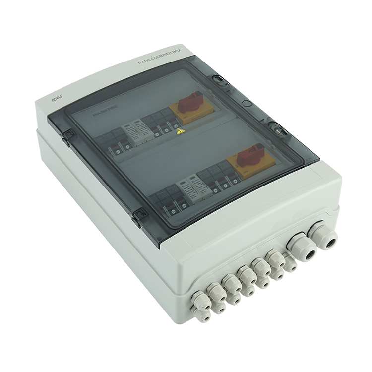 IP66 Solar DC Combiner Box 6 стринг Влез 2 жици излез